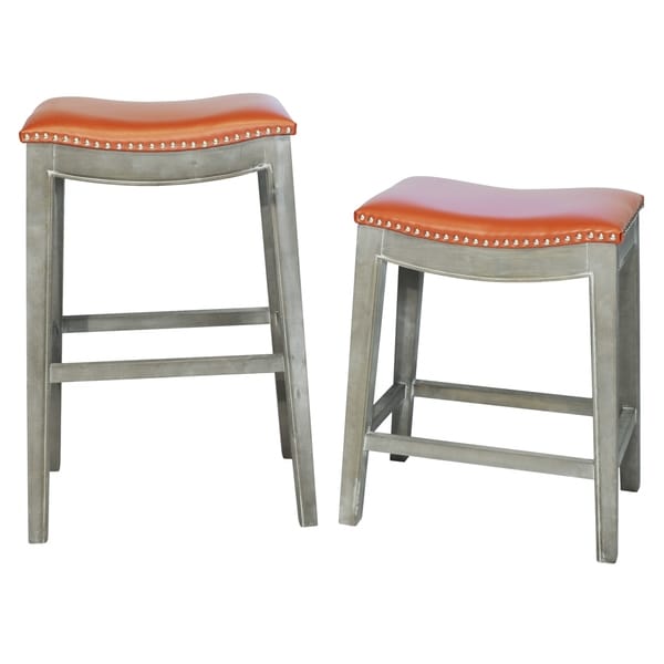 leather saddle seat bar stools