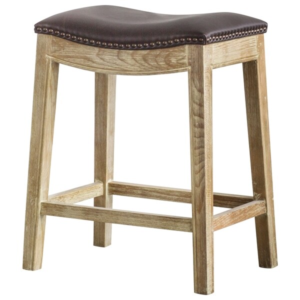 Elmo bonded leather online counter stool