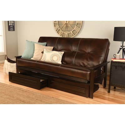 Copper Grove Cloud Queen-sizeStorage Futon Set with Espresso Finish
