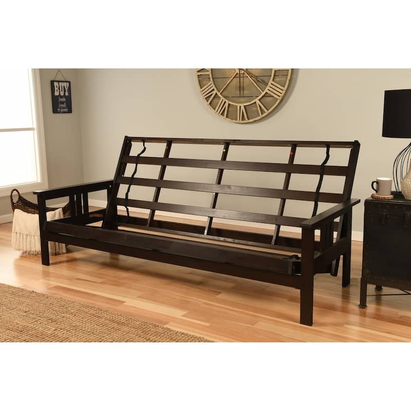 Somette Queen-size Wood Futon Frame (Mattress not included) - Espresso