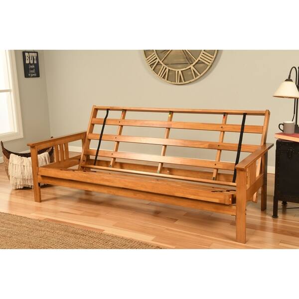 Somette Queensize Wood Futon Frame (Mattress Not Included), 54 OFF