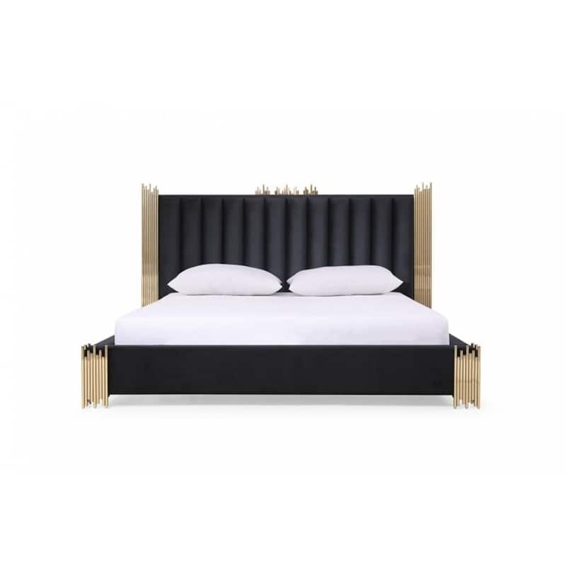 Modrest Token Modern Black & Gold Bed