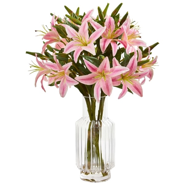 Nearly Natural Lily Artificial Arrangement