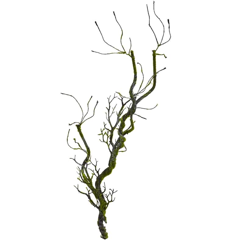 43" Moss Twig Vine Artificial Plant (Set of 4)