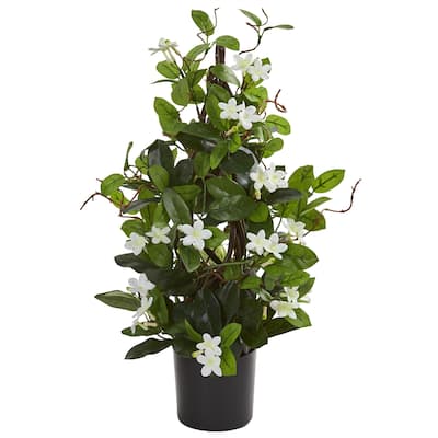 Stephanotis 24-inch Artificial Climbing Plant