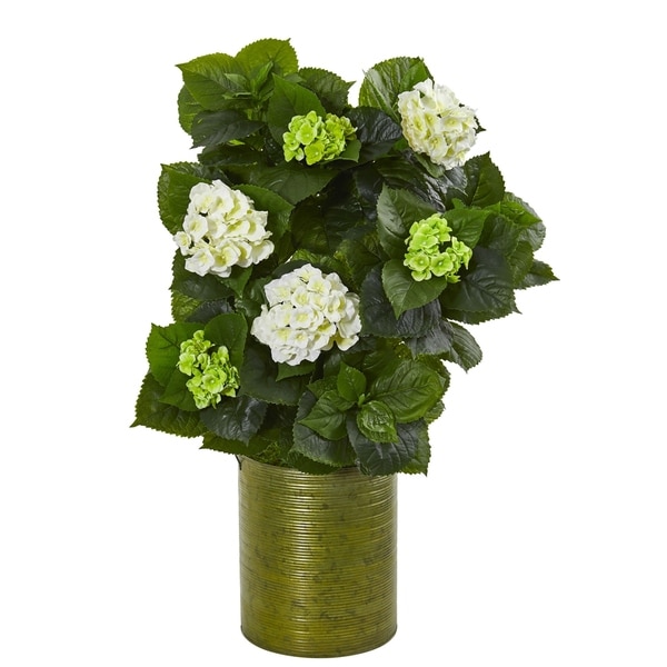 Nearly Natural 32-inch Hydrangea Artificial Plant