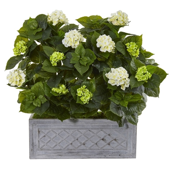 Nearly Natural 33-inch Hydrangea Artificial Plant
