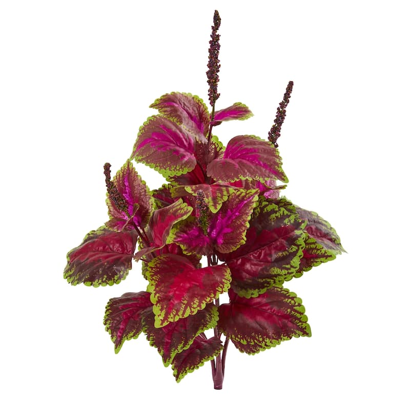 23" Coleus Bush Artificial Plant (Set of 6)