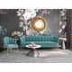 preview thumbnail 7 of 5, Silver Orchid Zelenka Petite Sea Blue Velvet Sofa