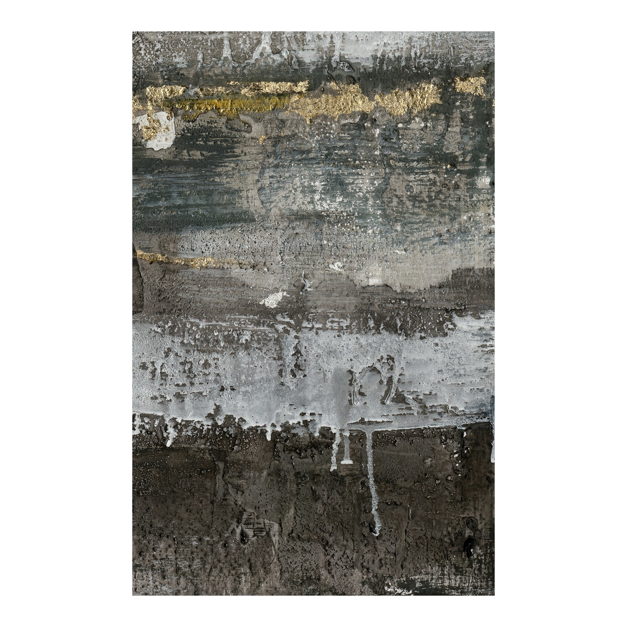 Shop Aurelle Home Black And Grey Abstract Transitional Wall Decor
