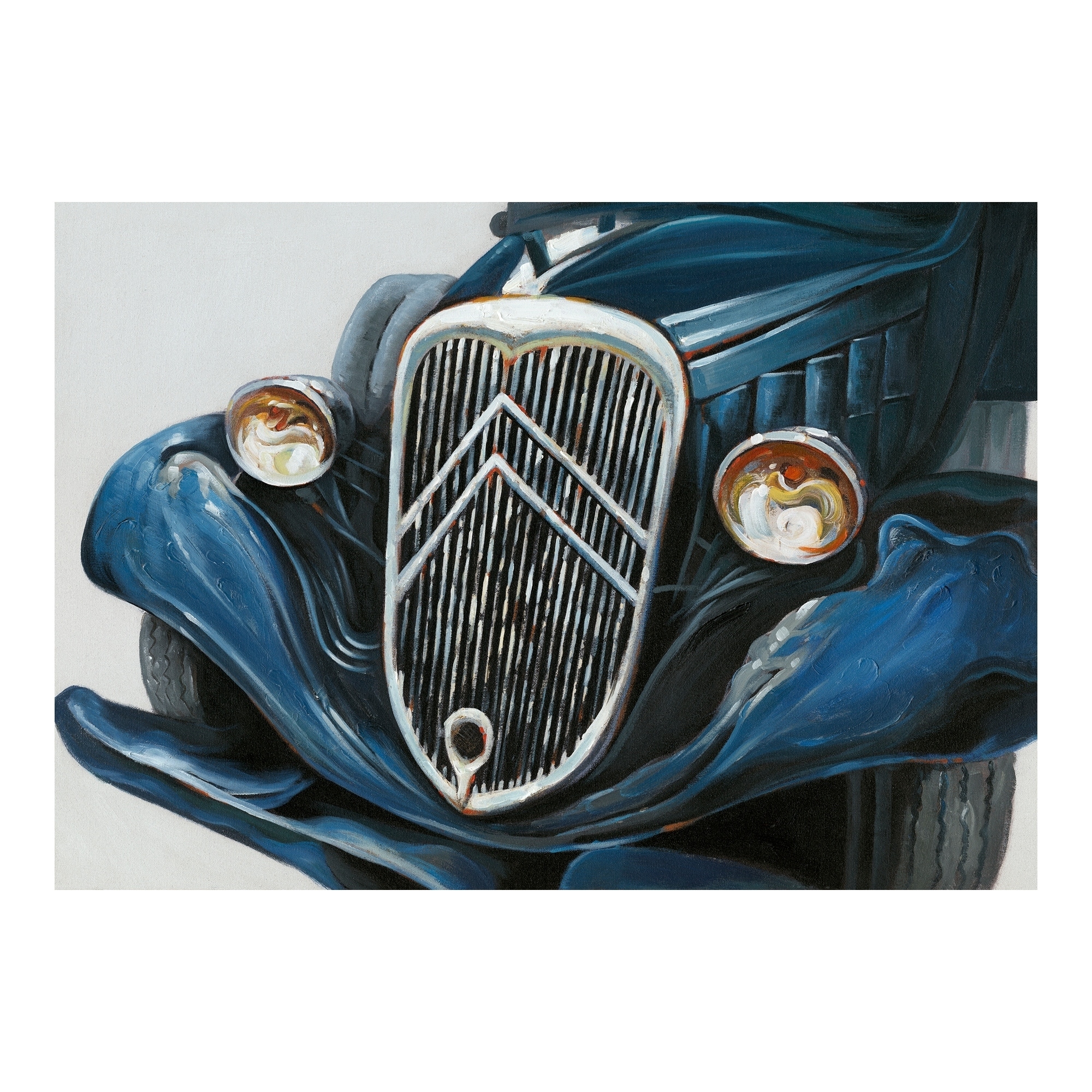 Shop Aurelle Home Transitional Car Painting Wall Decor Multi