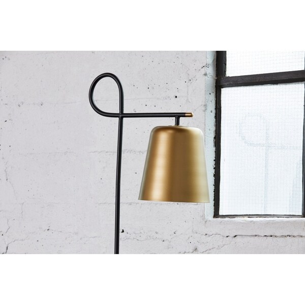 brass modern floor lamp
