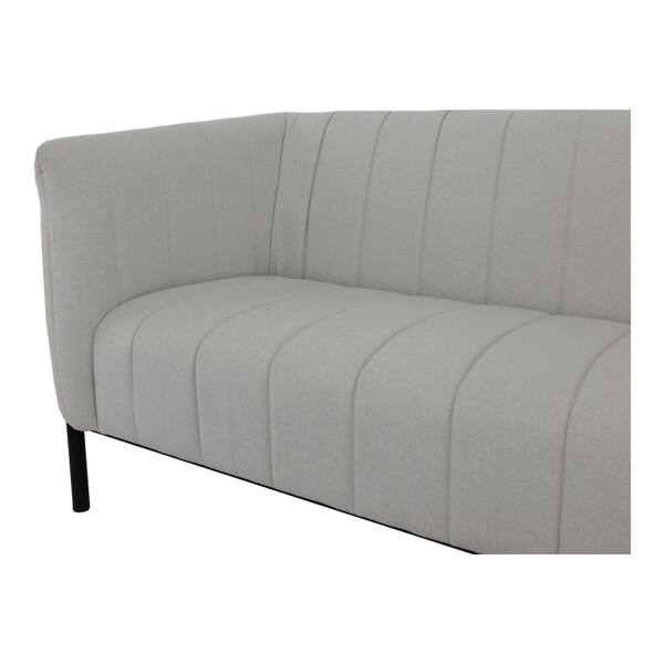 Shop Aurelle Home Clean Line Upholstered Memory Foam Modern Sofa