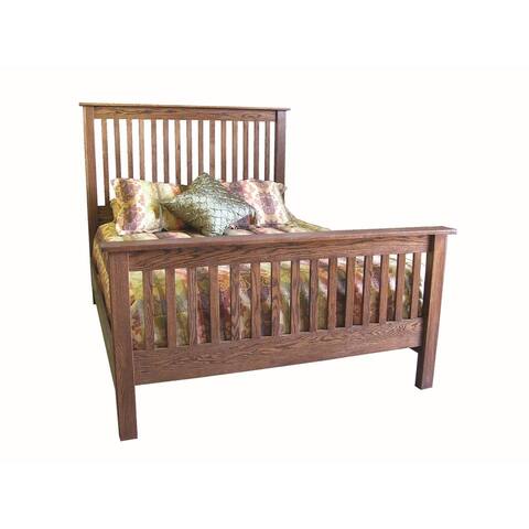 Mission Queen Slat Bed 64W x 60H x 93D