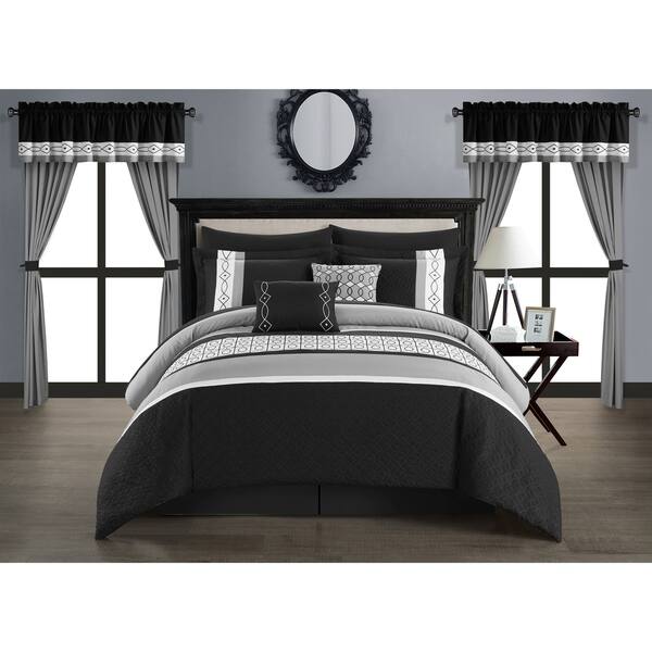 Shop Chic Home Mykie 20 Piece Comforter Set Color Block