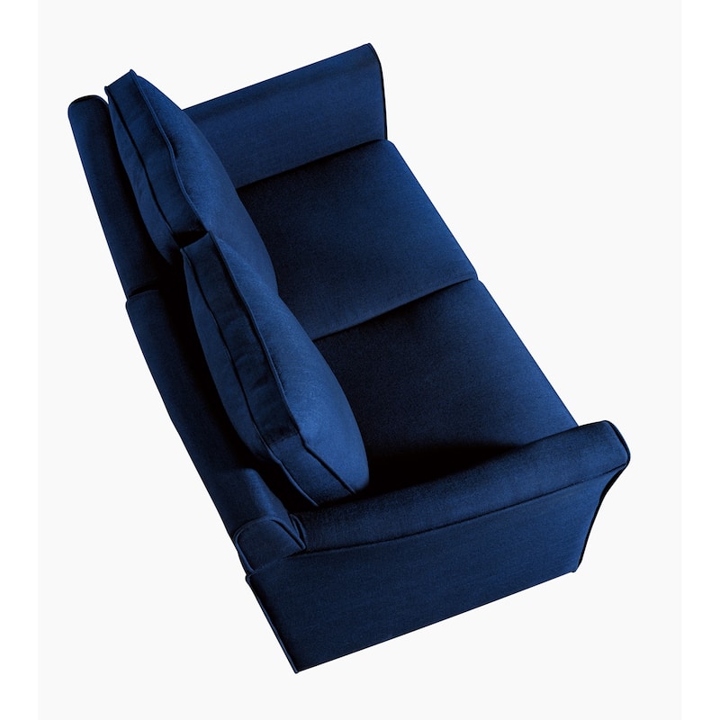 Golt Contemporary Upholstered Flared-arm Loveseat by Furniture of America