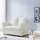 preview thumbnail 5 of 20, Golt Contemporary Upholstered Flared-arm Loveseat by Furniture of America