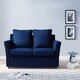 preview thumbnail 7 of 20, Golt Contemporary Upholstered Flared-arm Loveseat by Furniture of America