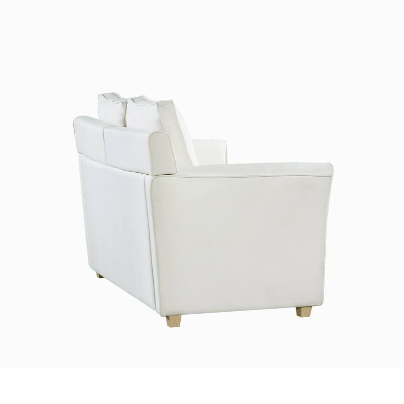 Golt Contemporary Upholstered Flared-arm Loveseat by Furniture of America