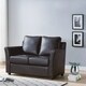 preview thumbnail 2 of 20, Golt Contemporary Upholstered Flared-arm Loveseat by Furniture of America