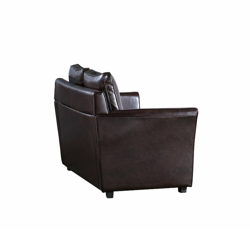 Golt Contemporary Upholstered Flared-arm Loveseat by Furniture of America