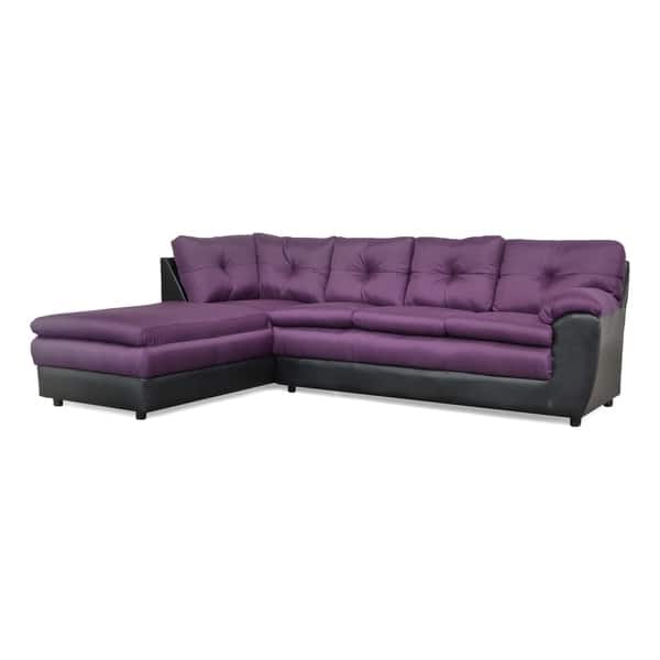 Shop Calgary Sectional Sofa Free Shipping Today Overstock