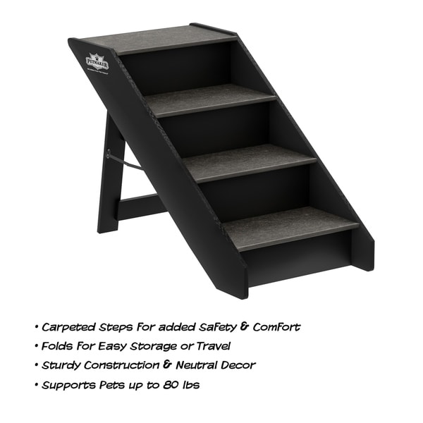 black pet stairs