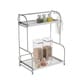preview thumbnail 1 of 4, 2 Tiered Countertop Storage Shelves with 3 Side Hook by Lavish Home