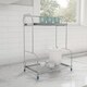 preview thumbnail 4 of 4, 2 Tiered Countertop Storage Shelves with 3 Side Hook by Lavish Home