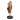 Aurelle Home Metal Mask Sculpture on Marble Stand