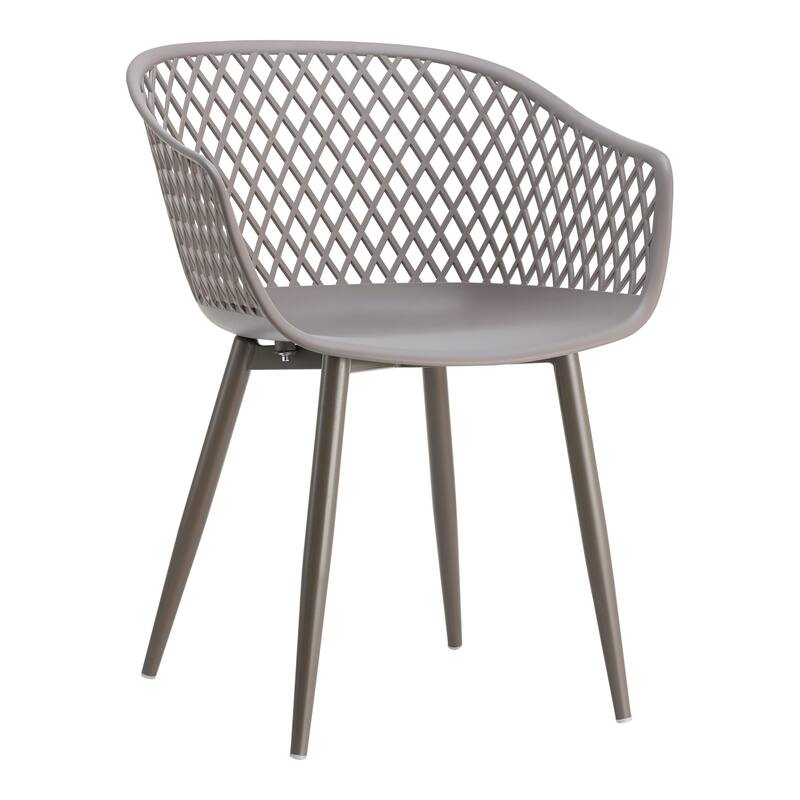 Aurelle Home Piola Waterproof Modern Outdoor Chairs (Set of 2) - 23 x 24 x 32