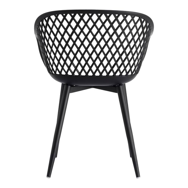 Aurelle Home Piola Waterproof Modern Outdoor Chairs (Set of 2) - 23 x 24 x 32
