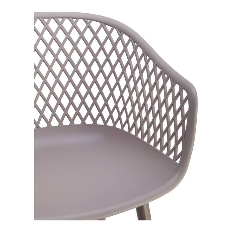 Aurelle Home Piola Waterproof Modern Outdoor Chairs (Set of 2) - 23 x 24 x 32