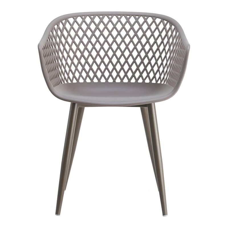Aurelle Home Piola Waterproof Modern Outdoor Chairs (Set of 2) - 23 x 24 x 32