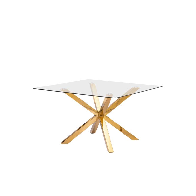 Best Quality Furniture Contemporary Glass 5-piece Dining Set