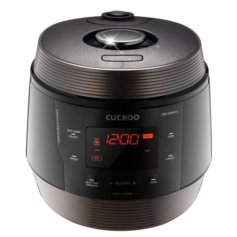Cuckoo 8 in 1 Multi Pressure cooker Stainless Steel, Made in Korea, ICOOK Q5 SUPERIOR, Midnight,
