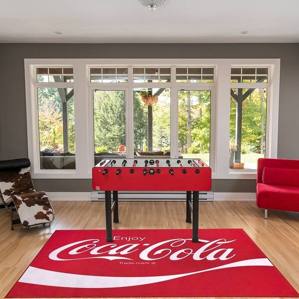 Shop Coca Cola Enjoy Logo Red Non Slip Indoor Outdoor Area