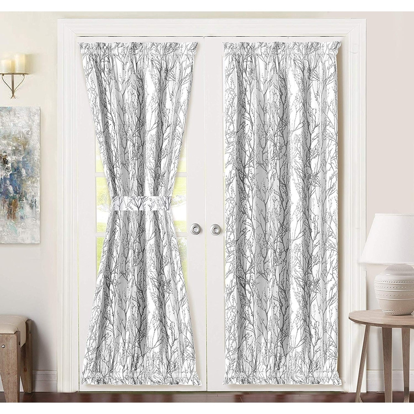 french door curtains home depot