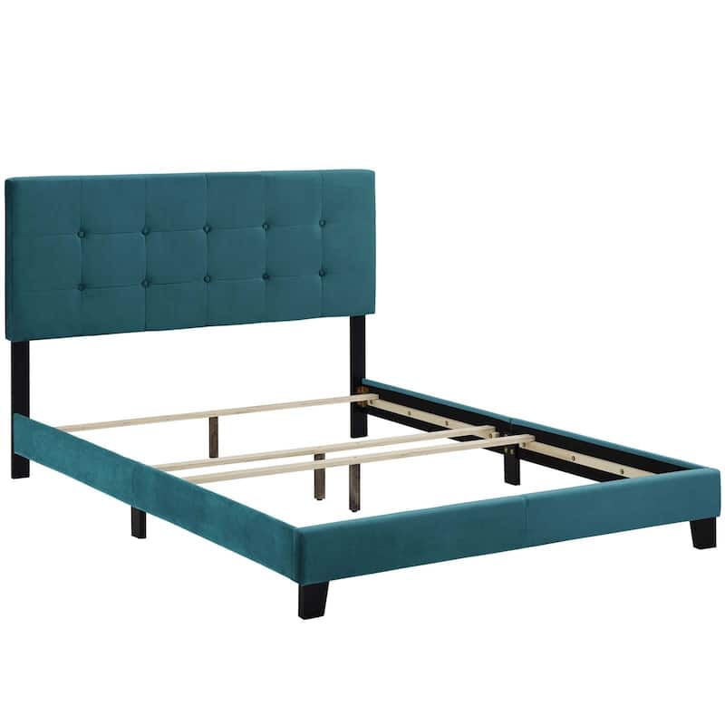 Copper Grove Belimanastir King Upholstered Velvet Bed