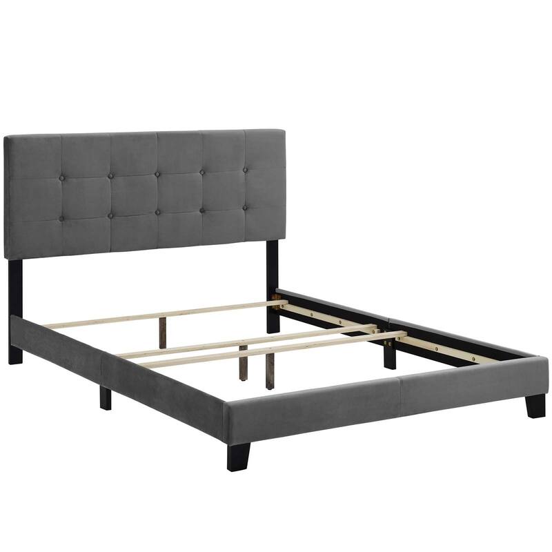 Copper Grove Belimanastir King Upholstered Velvet Bed