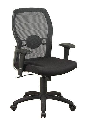 Office Star Screen Back Chair with Mesh Seat
