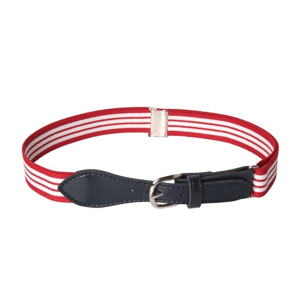 HOLD/’EM Kids Toddler Belt Leather Closure Elastic 1/” Wide Adjustable Strap