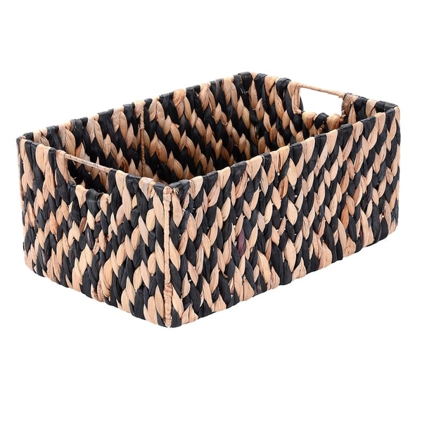 Shop Villacera Rectangle Handmade Twisted Wicker Baskets