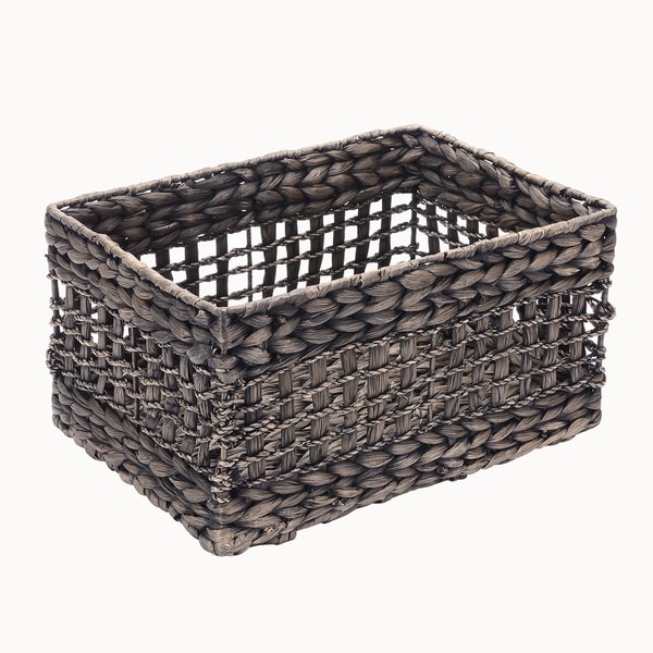 wicker basket bin