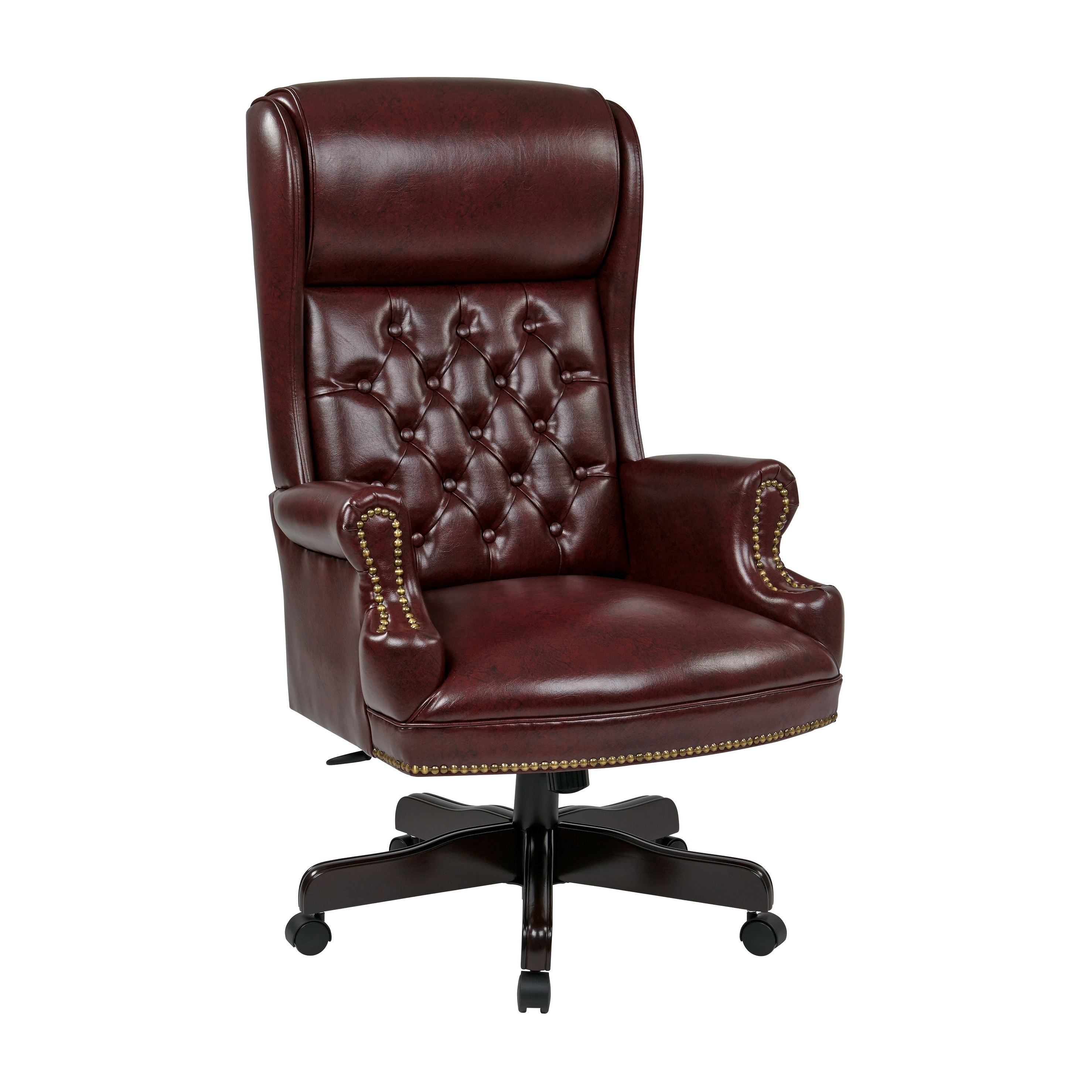 office star products deluxe high back executive leather chair