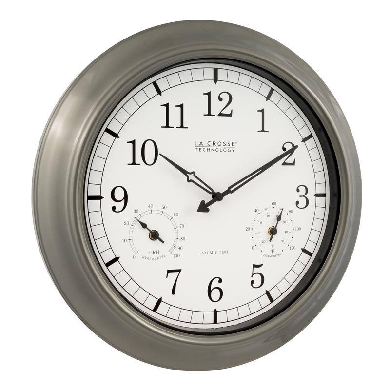 La Crosse Technology WT-3181PL 18-In. In/Out Classic Atomic Clock