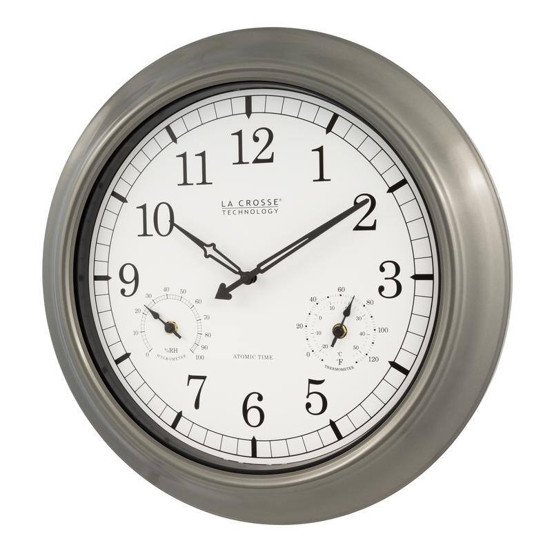 La Crosse Technology WT-3181PL 18-In. In/Out Classic Atomic Clock