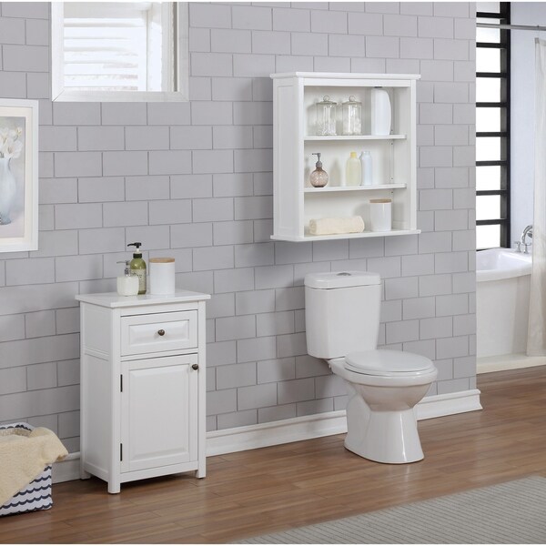 bathroom shelving unit wall mounted