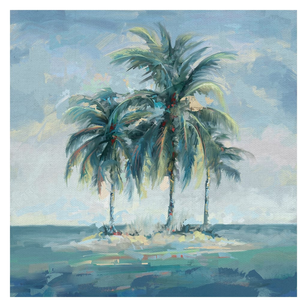 Masterpiece Art Gallery Isle of Dreams Palm Canvas Art Print