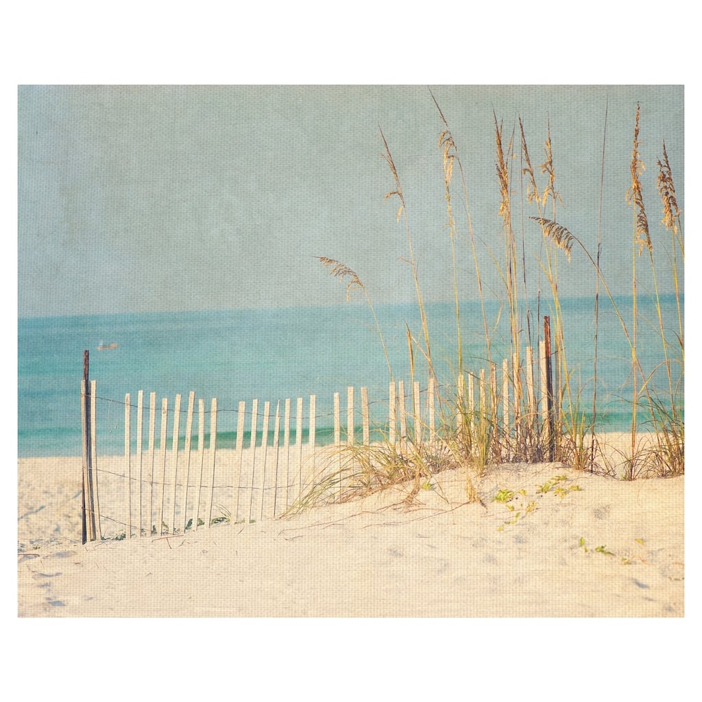 Masterpiece Art Gallery At the Beach by Kristen Naugle Canvas Art Print
